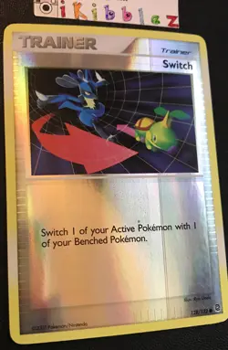 Switch 128/132 NM Reverse Holo PRINT LINE ERROR Pokemon. Free Tracked Shipping! - Image 2