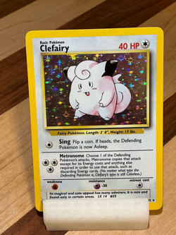 Clefairy #5 - Base Set 1 1999 Pokemon - 5/102 Unlimited Holo Rare - Image 1