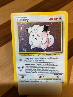 Clefairy #5 - Base Set 1 1999 Pokemon - 5/102 Unlimited Holo Rare - Image 2