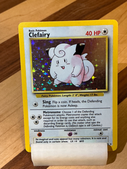Clefairy #5 - Base Set 1 1999 Pokemon - 5/102 Unlimited Holo Rare - Image 4