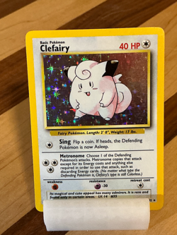 Clefairy #5 - Base Set 1 1999 Pokemon - 5/102 Unlimited Holo Rare - Image 5