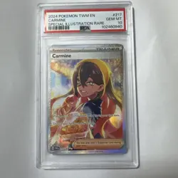 PSA 10 Carmine 217/167 Pokemon Twilight Masquerade Special Illustration Rare - Image 1