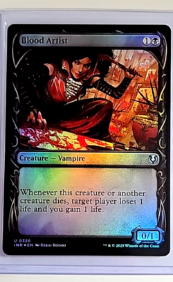MTG Magic The Gathering INR Innistrad Remastered Showcase Foil #326 Blood Artist - Image 1