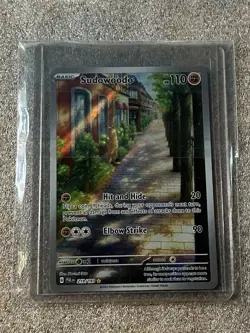 Pokemon TCG Sudowoodo Card 219/193 IR Sv02: Paldea Evolved - Image 1