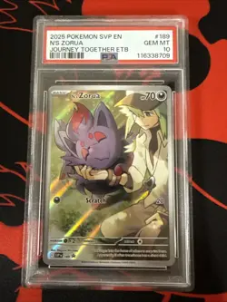 Pokemon TCG Journey Together N's Zorua #189 Holo Promo Card - Image 1