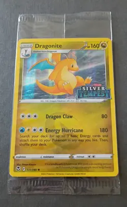 Dragonite Silver Tempest Stamped Promo Card 131/195 EU Exclusive, Sealed - Image 1