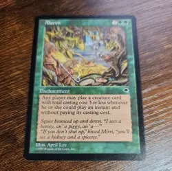 MTG English Magic Card Light Play ALUREN from Tempest - Image 1