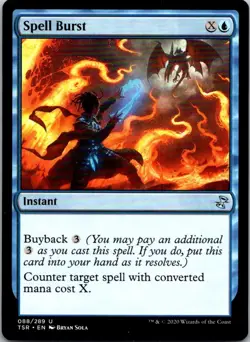 Magic the Gathering Spell Burst Time Spiral Remastered MTG Free Shipping! - Image 1