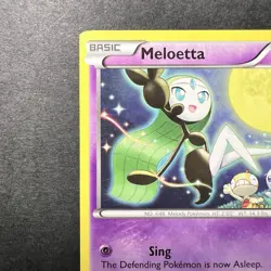 Pokemon TCG Meloetta BW68 Black And White Promos - Image 3
