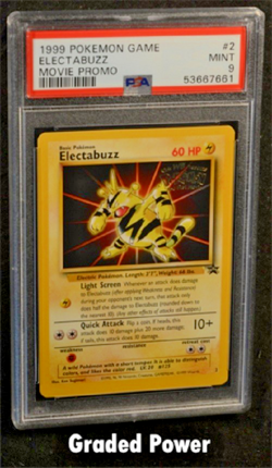 1999 Pokemon WB Movie Promo ELECTABUZZ PSA 9 Black Star #2 (7661) - Image 1