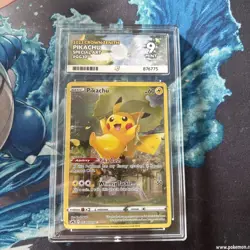 Pokemon Pikachu TCG Card Crown Zenith Pack GG30/GG70 Ace 9 - Image 1