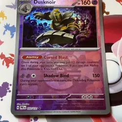 Pokemon Prismatic Evolutions - 037/131 Dusknoir - Master Ball Reverse - NM/M - Image 1