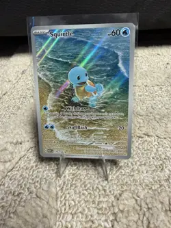 Pokemon TCG Squirtle Scarlet & Violet-151 170/165 Holo Illustration Rare - Image 1