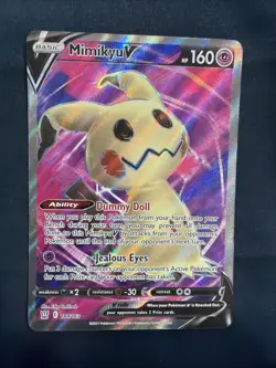Pokemon TCG Mimikyu V Sword & Shield - Battle Styles 148/163 Holo Full Art - Image 1