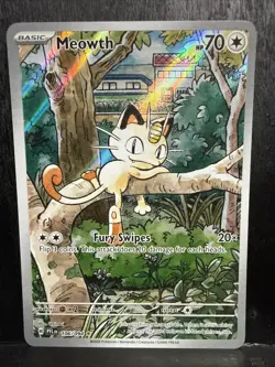 Meowth Illustration Rare Phantasmal Flames 106/094 Pokemon TCG - Image 1