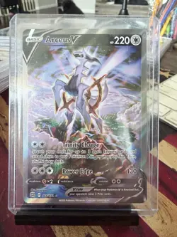 Pokemon Arceus V Full Art Ultra Rare Holo 166/172 220 HP Brilliant Stars - Image 1