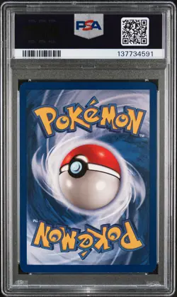 1999 POKEMON GAME #12 NINETALES-HOLO PSA 8 - Image 2