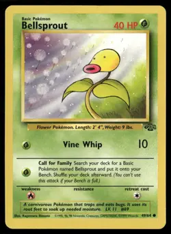 1999 Pokemon Jungle BELLSPROUT 49/64 Unlimited Common Vintage WOTC - Image 1