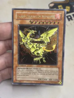 Sacred Phoenix Of Nephthys FET-EN005 Ultimate Rare 1st Edition YuGiOh! MP - LP - Image 2
