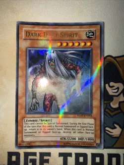 Yugioh Dark Dust Spirit HL07-EN003 Hobby League Parallel Ultra Rare LP - Image 2