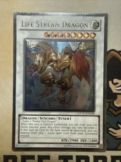 Life Stream Dragon EXVC-EN038 Ultimate Rare Unlimited YuGiOh! NM EURO - Image 2