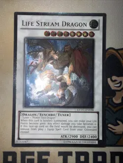 Life Stream Dragon EXVC-EN038 Ultimate Rare Unlimited YuGiOh! NM EURO - Image 3