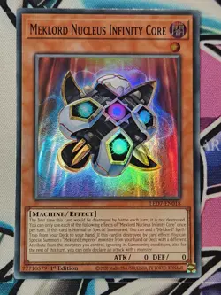 Meklord Nucleus Infinity Core LED7-EN018 X3 Super Rare PLAY SET 1ST ED YUGIOH - Image 3