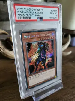 Yu-Gi-Oh 2020 Speed Duel Swift Gaia The Fierce Knight PSA 10 - Image 2