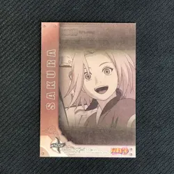 S0335 Sakura Japanese Naruto Holo Card Amada Vintage Super Rare - Image 2