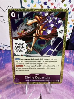 Divine Departure OP13-076 Carrying On His Will Foil Rare - One Piece - NM - Image 1