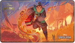 Disney Lorcana: Mulan - Charging Ahead Foil Playmat (Disney Lorcana Challenge) - Image 1