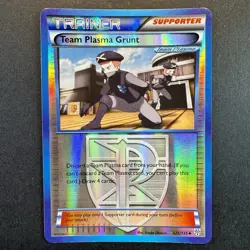 Team Plasma Grunt 125/135 Pokemon Plasma Storm Uncommon Card Reverse Holo LP+/NM - Image 1