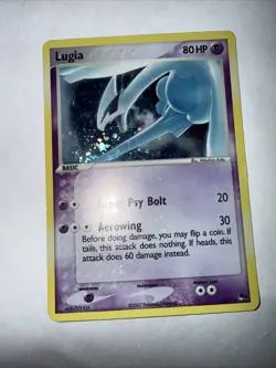 Lugia (Cosmos Holo) 2/17 POP Series 5 Rare Pokemon Card - Image 2