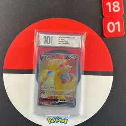 Pokemon TCG S-Chinese Card Sword & Shield Dragonite V CS4.5C-068 SR Grade10 - Image 1