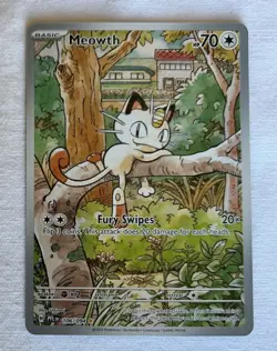 Pokemon Meowth Phantasmal Flames 106/094 Holofoil Card A Beauty - Image 1