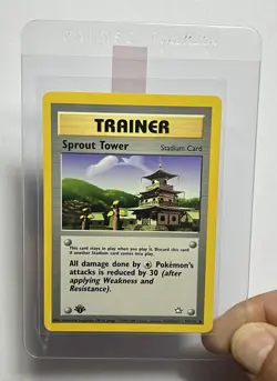 Sprout Tower 97/111 (LP) 1st Edition Uncommon Neo Genesis 2002 WOTC Pokemon Card - Image 3