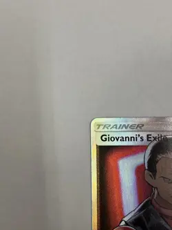 Pokemon TCG Giovanni's Exile Trainer Full Art Ultra Rare Card 67/68 Hidden Fates - Image 3