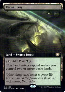 MTG Vernal Fen (Extended Art) (44) | NM | Cmd: Edge of Eternities - Image 1