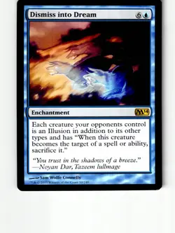 Dismiss into Dream 50 Rare Magic 2014 (M14) Magic: The Gathering Lightly Played - Image 1