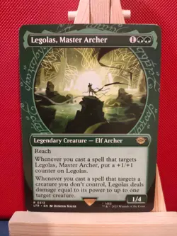 Legolas, Master Archer (Showcase) - Lord of the Rings - Rare - NM - MTG - Image 1