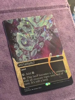 Mutavault 0118 (Borderless) GALAXY FOIL Edge of Eternities - Stellar Sights Land - Image 1