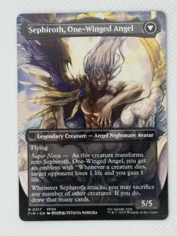 Sephiroth, Fabled SOLDIER 0317 FIN-EN MTG Final Fantasy VII Mythic NM - Image 2