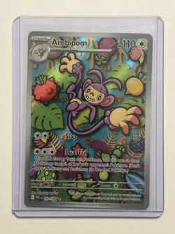 Ambipom - 107/094 107/094 Pokemon Illustration Rare ME02: Phantasmal Flames Card - Image 1