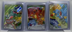 Pokemon First Partner Illustration Collection Kanto Trio NM - Image 1