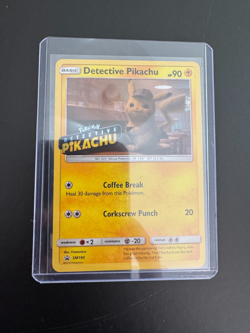 Detective Pikachu SM190 Stamped Holo Pokemon Promo Card 2019 SM Set VF/NM - Image 2