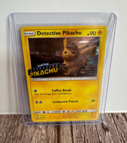 Detective Pikachu SM190 Stamped Holo Pokemon Promo Card 2019 SM Set VF/NM - Image 4
