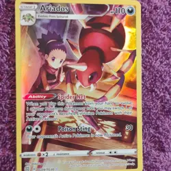 Pokemon Ariados TG09/TG30 Brilliant Stars Trainer Gallery Ultra Rare Holo 110 HP - Image 3
