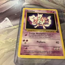 Pokemon TCG Mewtwo #3 Black Star Promo The First Movie promo WB Stamp - Image 1