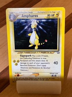Ampharos #1 - Neo Genesis 2000 Pokemon - 1/111 Unlimited Holo Rare - Image 4
