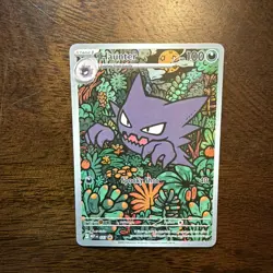 Pokemon Haunter Black Star Promo 027 MEP Illustration Rare Style IR - Image 1